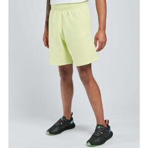 NEW Adidas Originals Essentials Fleece Shorts Yellow Green Men’s Large H39972